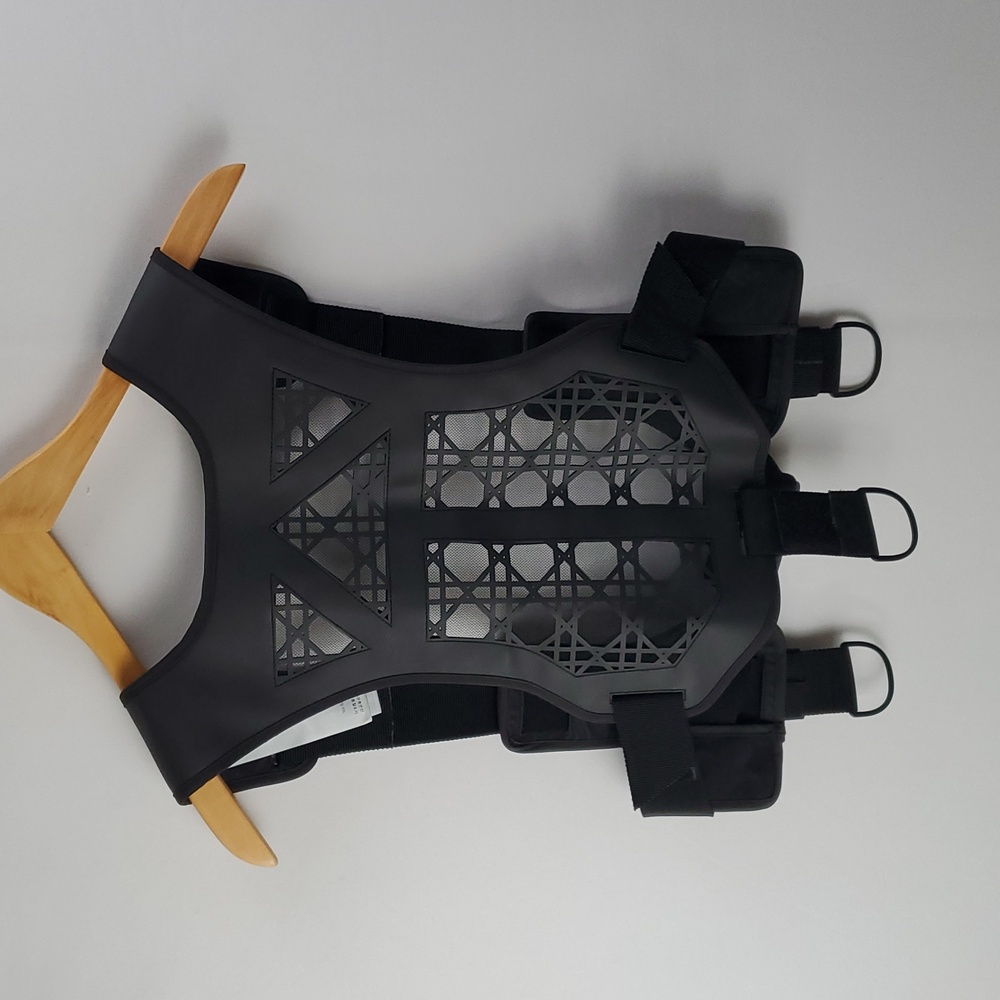 Dior Designer 2019 Black Tactical Harness Vest Sz S Luxury Streetwear - Picture 5 of 14